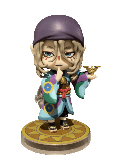 Kusuriuri Nendoroid holding a scale