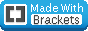 Made with Brackets button