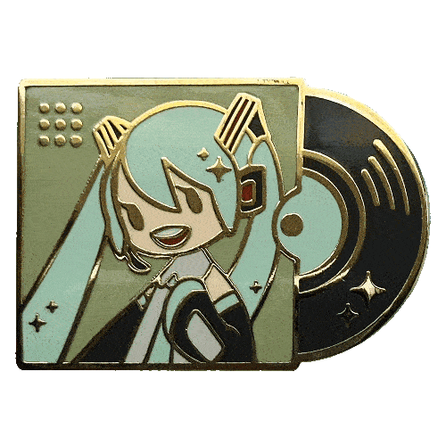 Hatsune Miku record disc