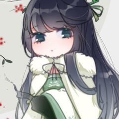 Chibi style headshot of Qiu Congxue