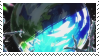 Stamp of a planet from the anime