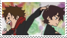 A and Un portrait stamp